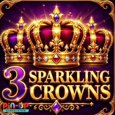 Mashhur slot «3 Sparkling Crowns» — kvadrat rasm